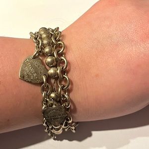 Tiffany & Co “Return to Tiffany” Heart Tag Sterling Silver Bracelets (3)